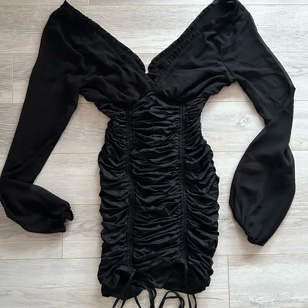 Tiger Mist | Magnolia Ruched Dress - Picture 2 of 7